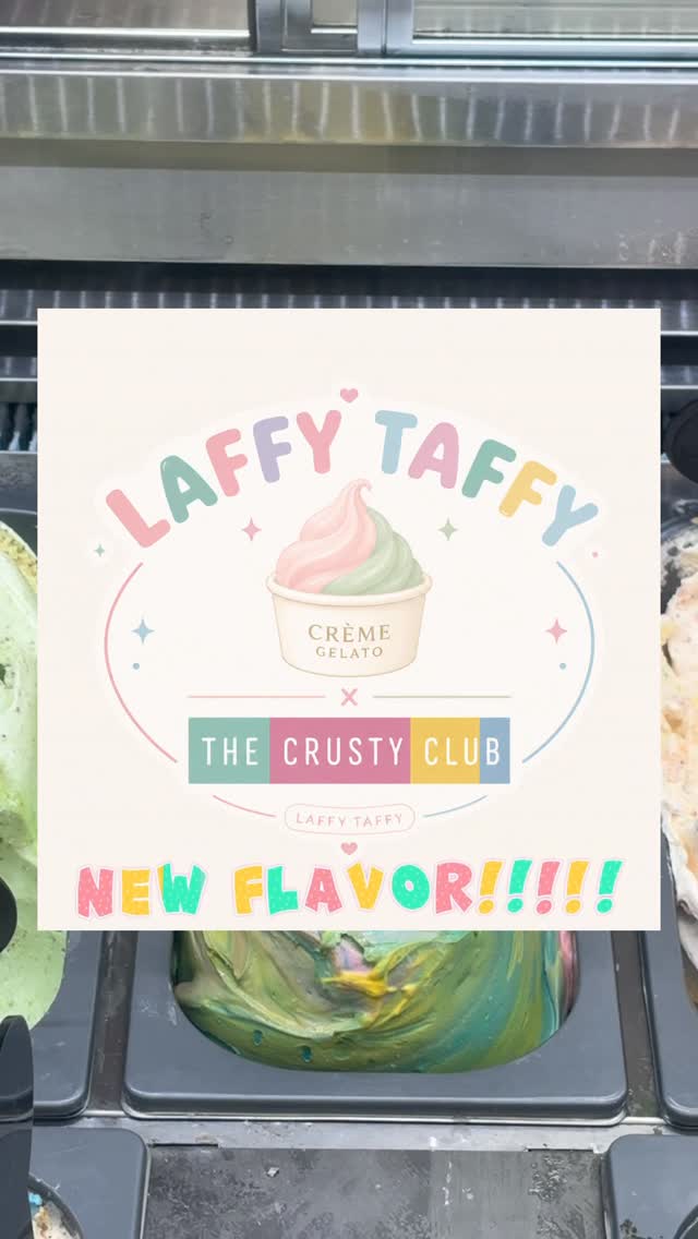 New Laffy Taffy gelato flavor
