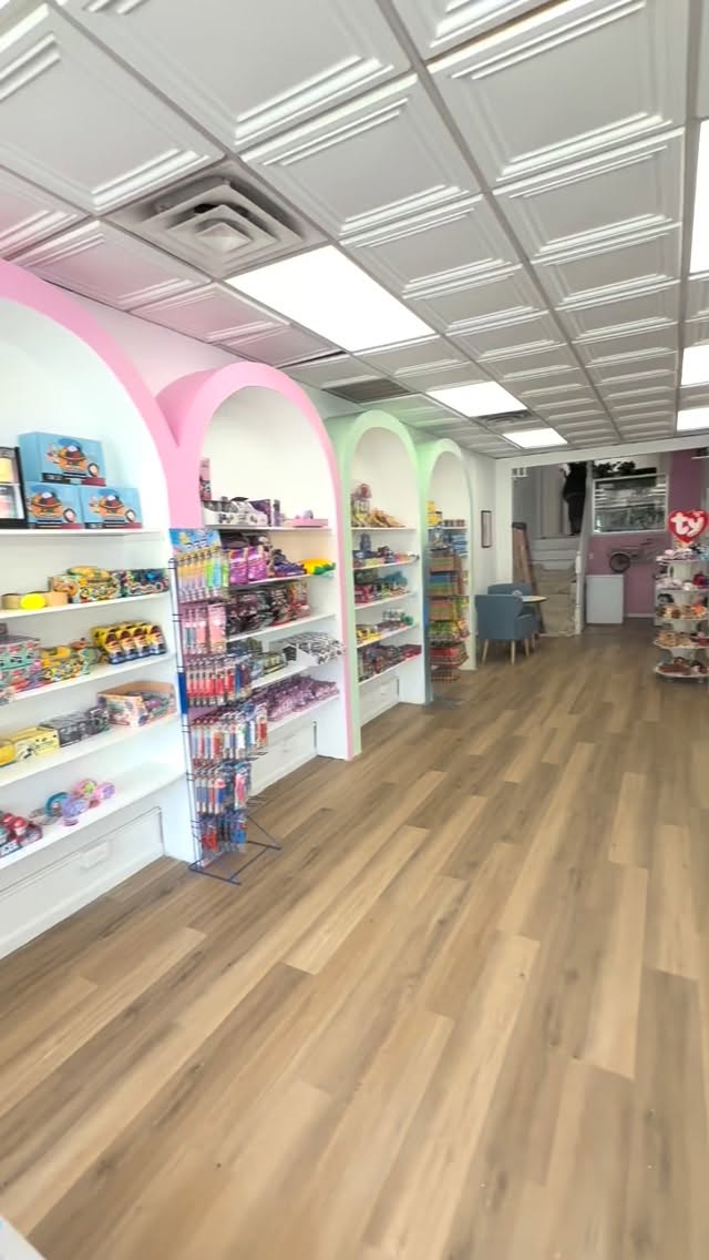 The candy & toy aisles